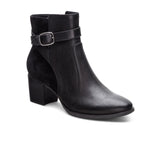 Aetrex Rebecca Heeled Boot (Women) - Black Boots - Casual - Mid - The Heel Shoe Fitters