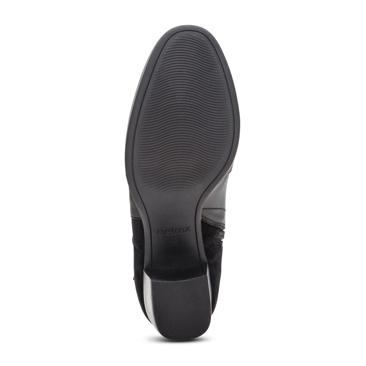 Aetrex Rebecca Heeled Boot (Women) - Black Boots - Casual - Mid - The Heel Shoe Fitters