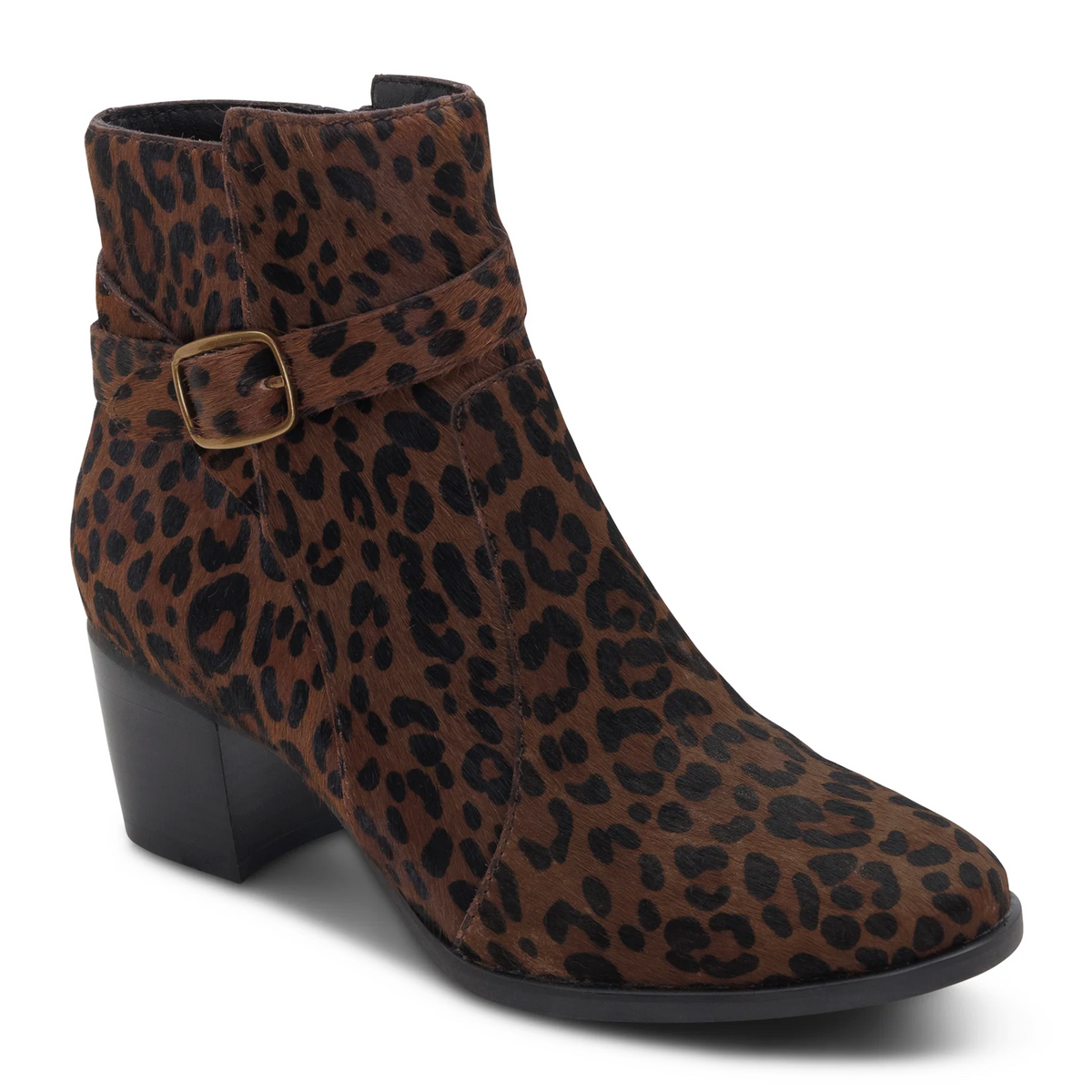 Aetrex Rebecca Heeled Boot (Women) - Leopard