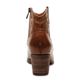 Aetrex Reagan Boot (Women) - Cognac Boots - Casual - Low - The Heel Shoe Fitters
