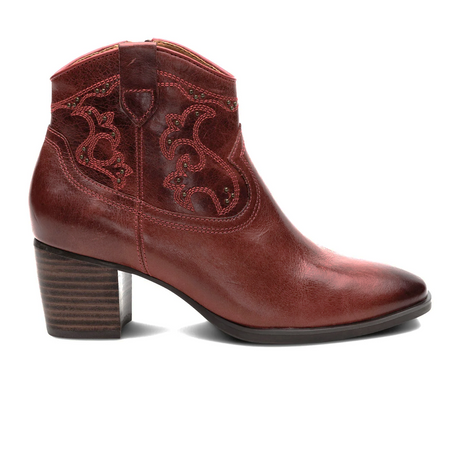 Aetrex Reagan Boot (Women) - Red Boots - Casual - Low - The Heel Shoe Fitters