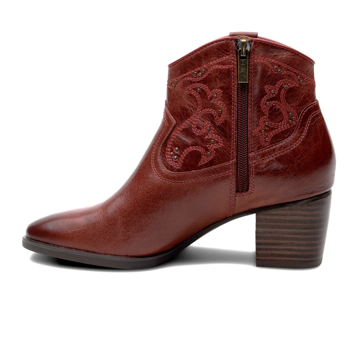 Aetrex Reagan Boot (Women) - Red Boots - Casual - Low - The Heel Shoe Fitters