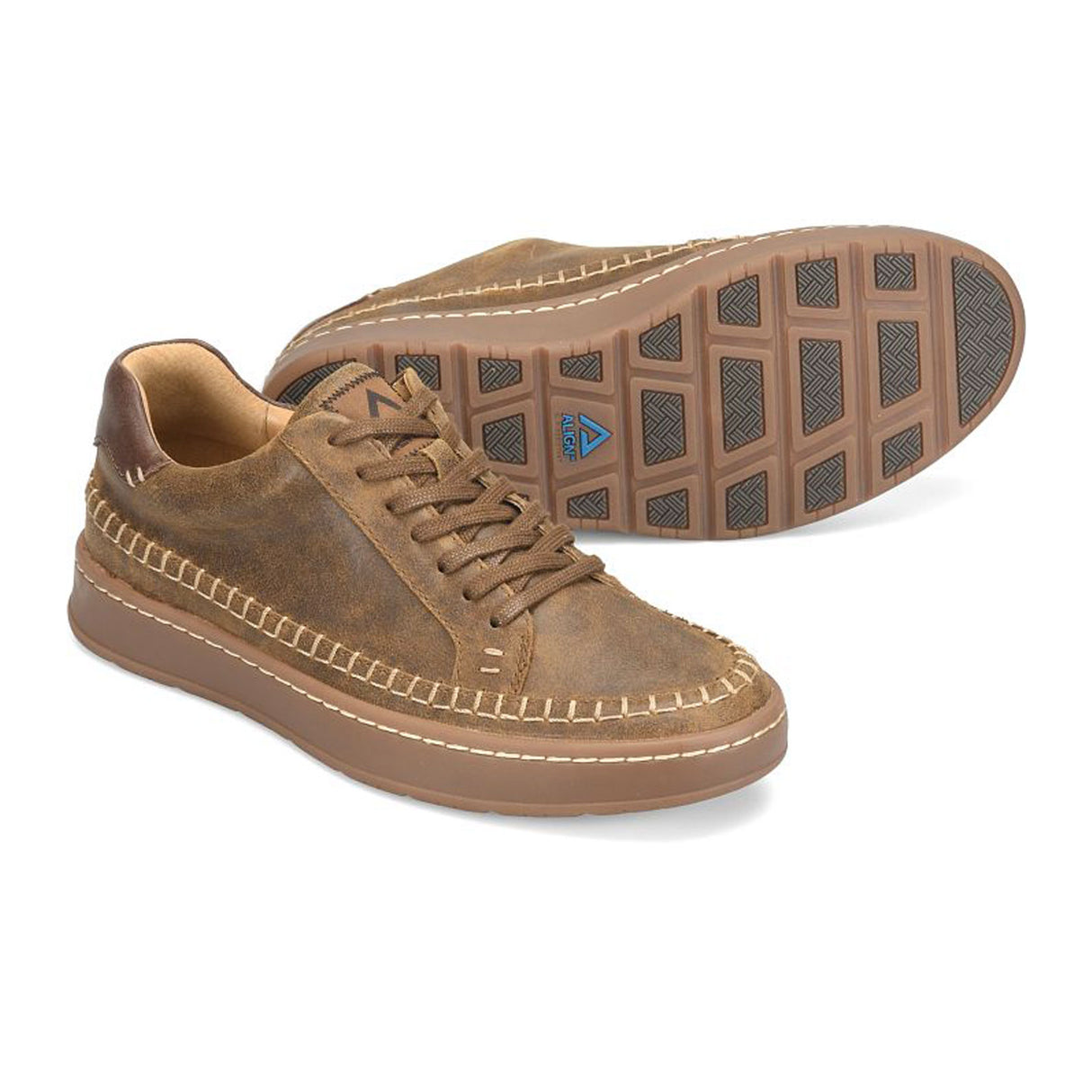 Align Voyage Sneaker (Men) - Brown Athletic - Casual - Lace Up - The Heel Shoe Fitters