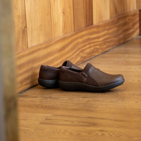 Alegria Duette Slip On (Women) - Fudge Dress-Casual - Slip On - The Heel Shoe Fitters