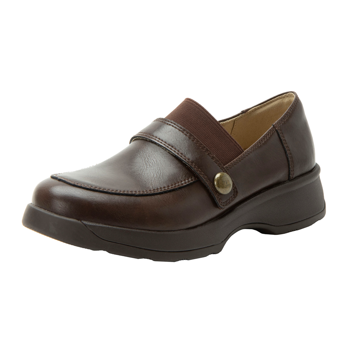 Alegria Janna Loafer (Women) - Dark Chocolate Dress-Casual - Loafers - The Heel Shoe Fitters
