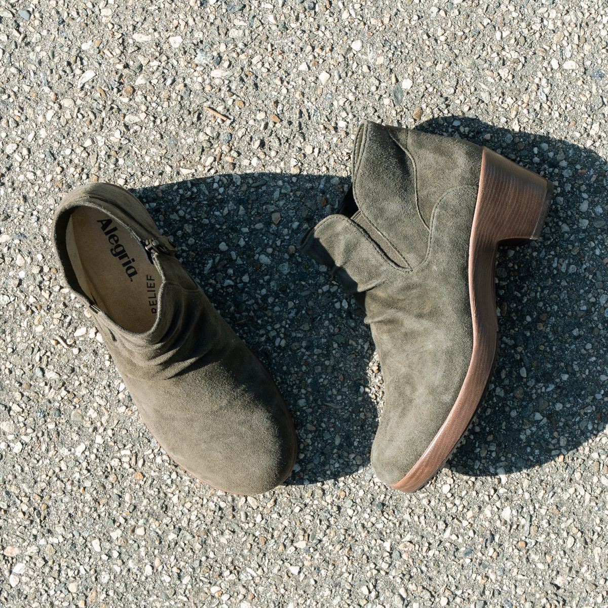 Alegria Melina Heeled Boot (Women) - Matcha Boots - Casual - Low - The Heel Shoe Fitters