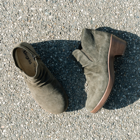 Alegria Melina Heeled Boot (Women) - Matcha Boots - Casual - Low - The Heel Shoe Fitters