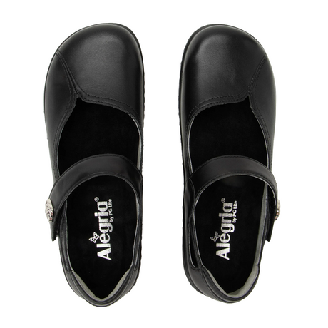 Alegria Onika Mary Jane (Women) - Black Dress-Casual - Slip On - The Heel Shoe Fitters