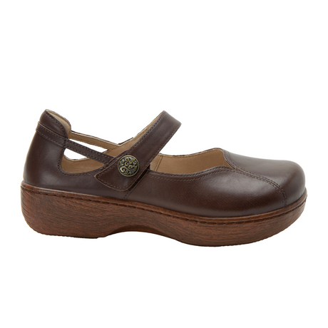 Alegria Onika Mary Jane (Women) - Coffee Bean Dress Casual - Slip On - The Heel Shoe Fitters