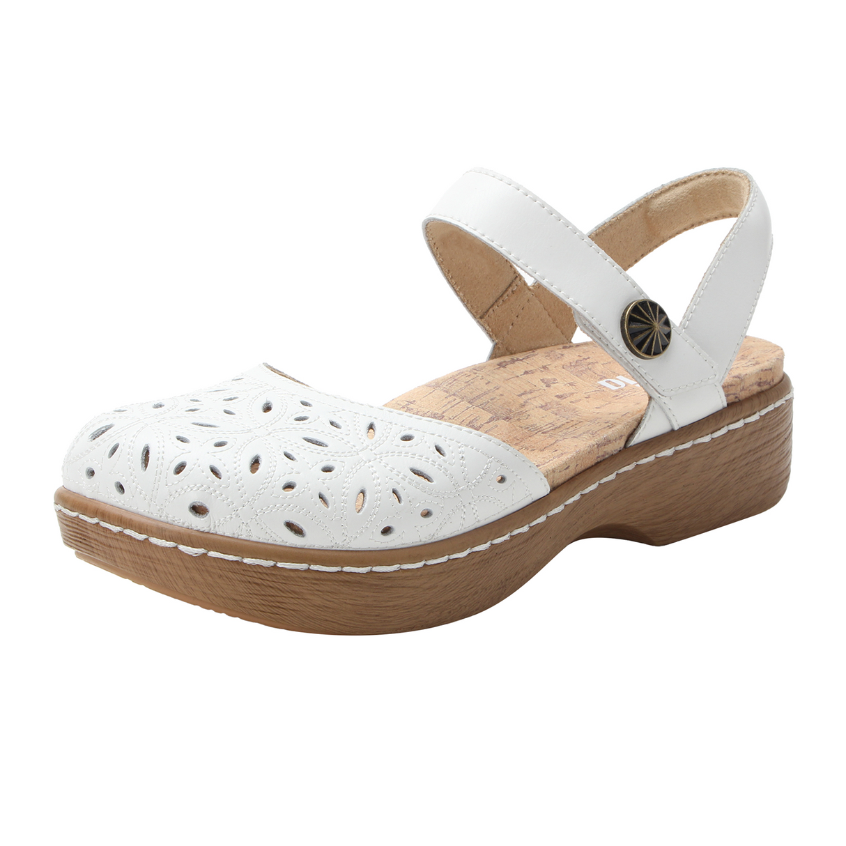 Alegria Opal Slip On (Women) - White Breeze Dress-Casual - Slip On - The Heel Shoe Fitters