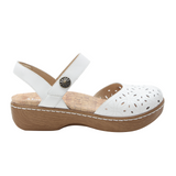 Alegria Opal Slip On (Women) - White Breeze Dress-Casual - Slip On - The Heel Shoe Fitters
