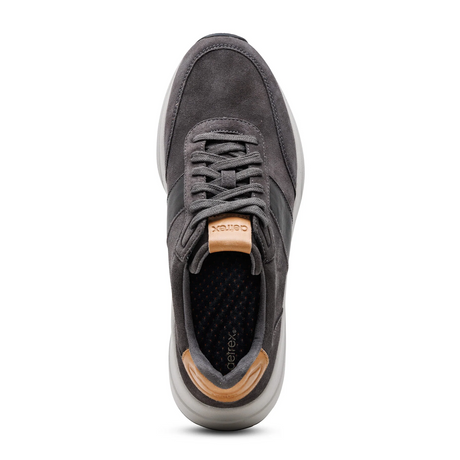 Aetrex Graham Sneaker (Men) - Charcoal Athletic - Casual - Lace Up - The Heel Shoe Fitters