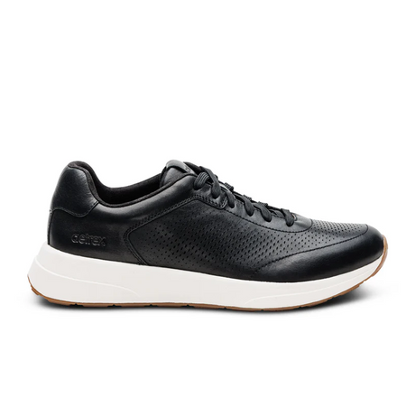 Aetrex Drew Sneaker (Men) - Black Athletic - Casual - Lace Up - The Heel Shoe Fitters