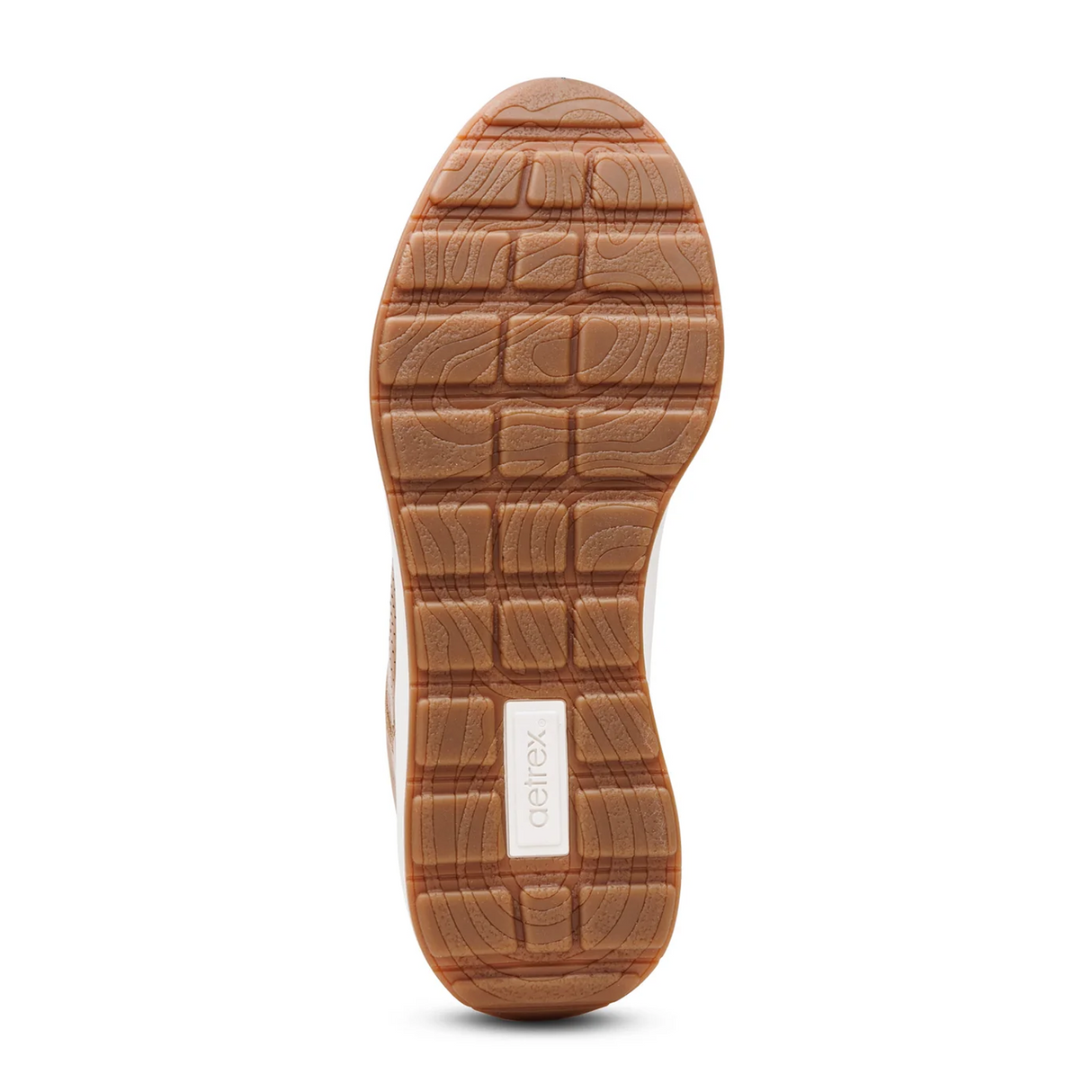 Aetrex Drew Sneaker (Men) - Tan Athletic - Casual - Lace Up - The Heel Shoe Fitters