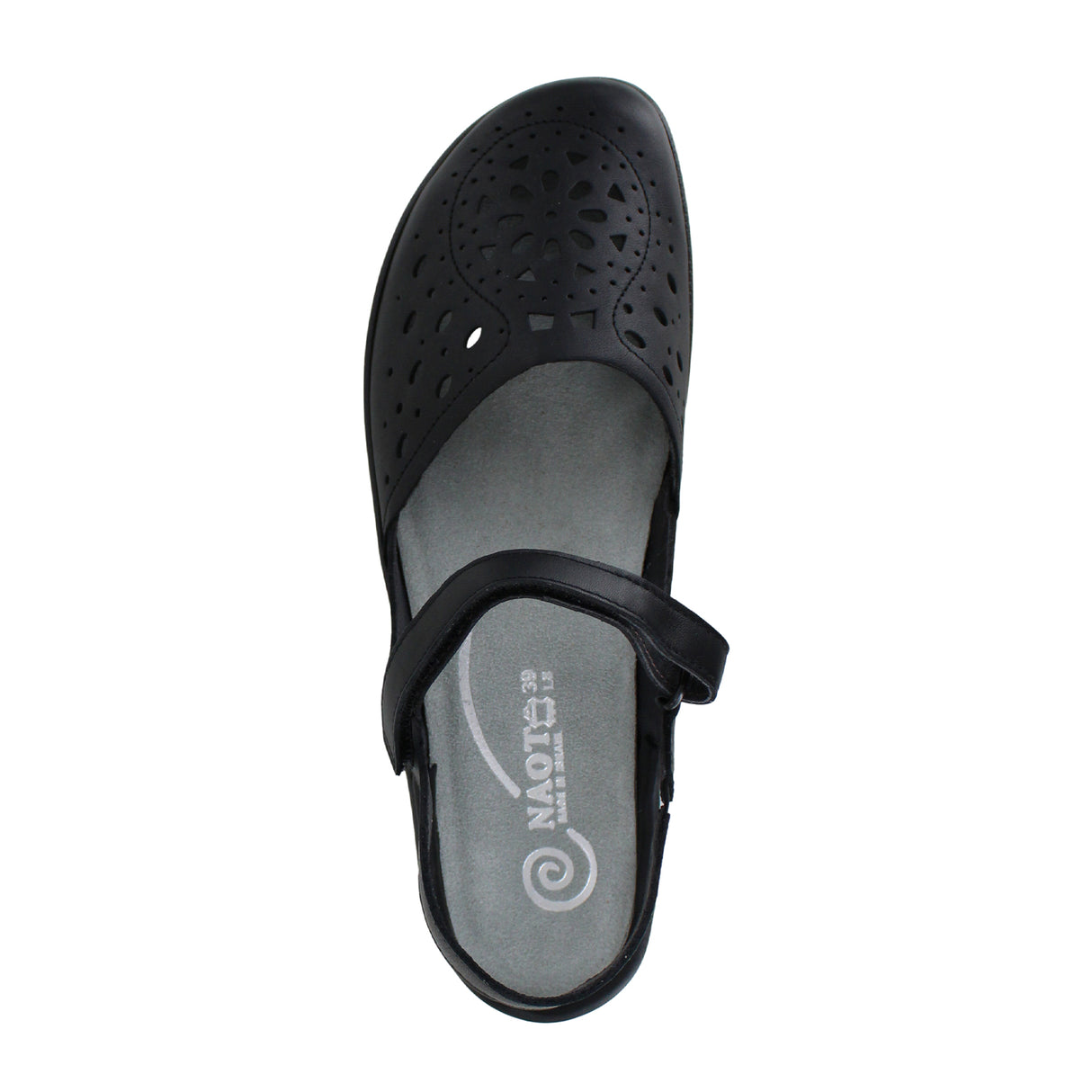 Naot Arataki Backstrap Sandal (Women) - Black Raven Dress-Casual - Flats - The Heel Shoe Fitters
