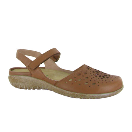 Naot Arataki Backstrap Sandal (Women) - Caramel Leather Dress-Casual - Flats - The Heel Shoe Fitters