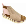 Salvia Ari Platform Sandal (Women) - Sand Sheep Nappa Sandals - Backstrap - The Heel Shoe Fitters