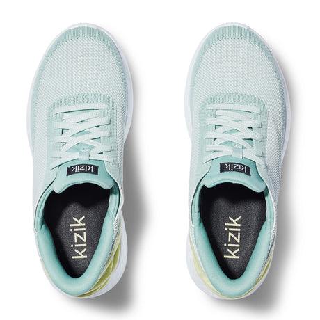 Kizik Athens Sneaker (Unisex) - Surf Spray/Shadow Lime Athletic - Casual - Lace Up - The Heel Shoe Fitters