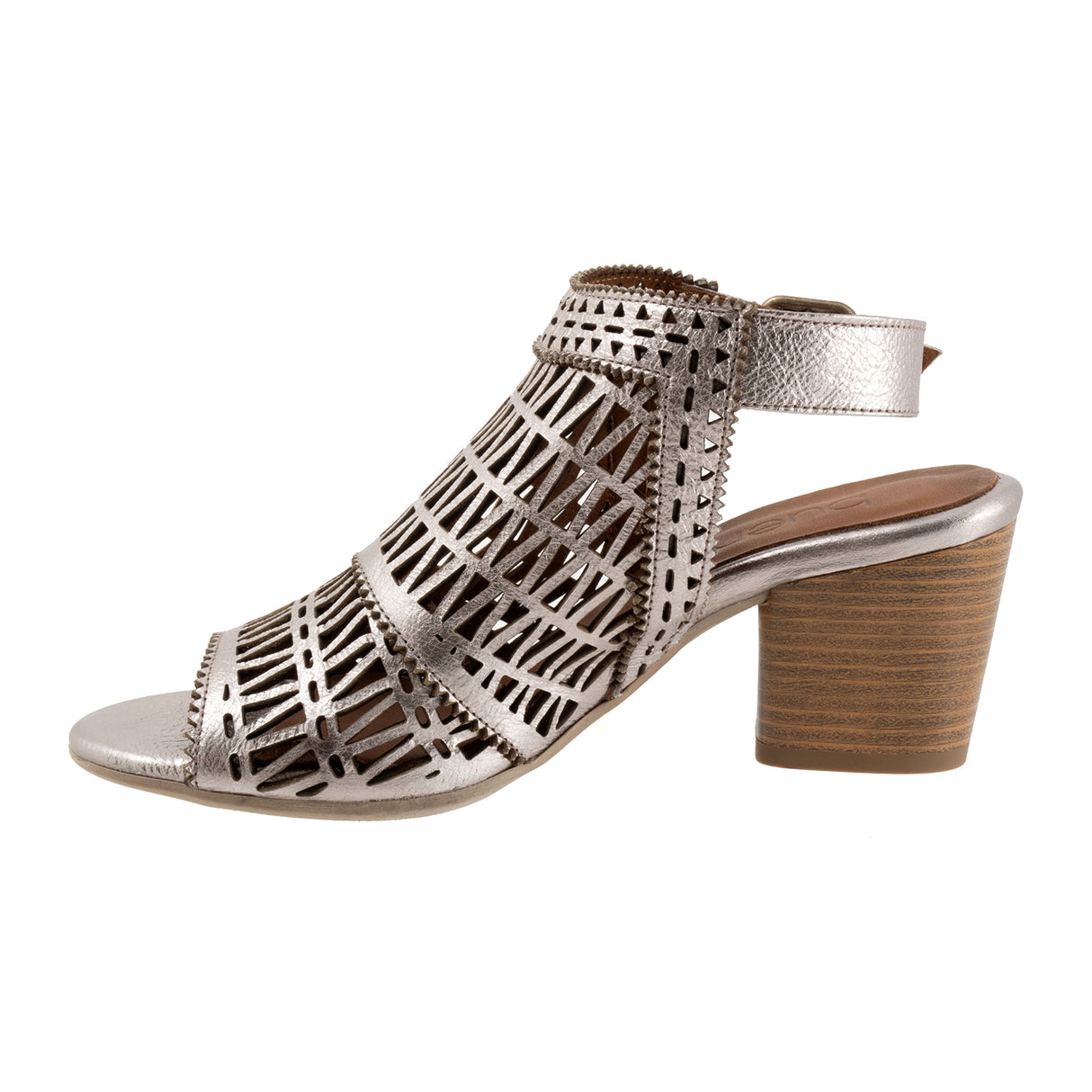 Bueno Candice Heeled Sandal (Women) - Dark Silver Sandals - Heel/Wedge - The Heel Shoe Fitters