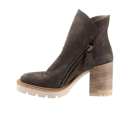 Bueno Elliott Heeled Mid Boot (Women) - Stone Nubuck Boots - Fashion - Ankle Boot - The Heel Shoe Fitters