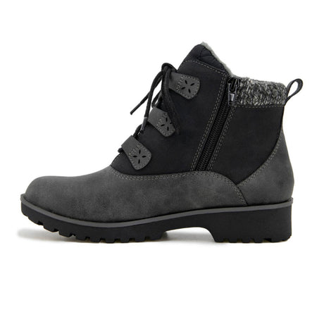 JBU Blackstone Ankle Boot (Women) - Black/Charcoal Boots - Fashion - Ankle Boot - The Heel Shoe Fitters
