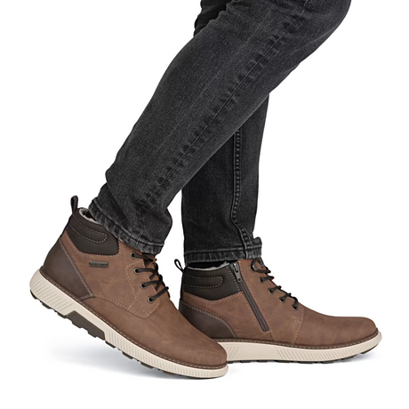 Rieker B3302 Stan Boot (Men) - Mandel/Kastanie/Braun Boots - Casual - Mid - The Heel Shoe Fitters