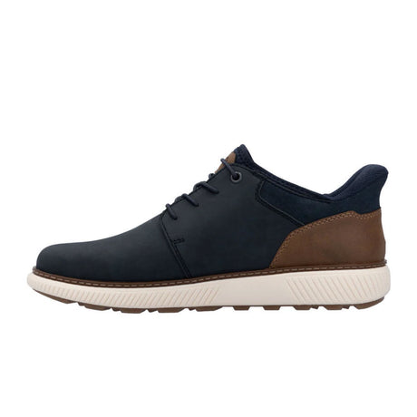 Rieker Stan B3357 Oxford (Men) - Midnight/Pazifik/Nuss/Navy Dress-Casual - Oxford - The Heel Shoe Fitters