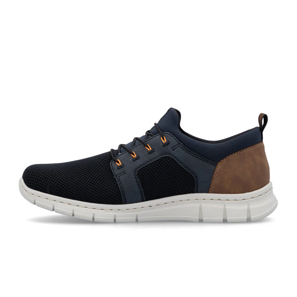 Rieker Timo 96 Sneaker (Men) - Pazifik/Lake/Mandel/Navy Dress-Casual - Oxford - The Heel Shoe Fitters