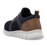 Rieker Timo 96 Sneaker (Men) - Pazifik/Lake/Mandel/Navy Dress-Casual - Oxford - The Heel Shoe Fitters