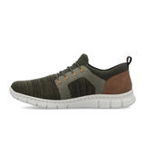 Rieker Timo 96 Sneaker (Men) - Moos/Olive/Mandel/Pesto Athletic - Casual - Slip On - The Heel Shoe Fitters