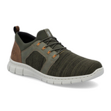 Rieker Timo 96 Sneaker (Men) - Moos/Olive/Mandel/Pesto Athletic - Casual - Slip On - The Heel Shoe Fitters
