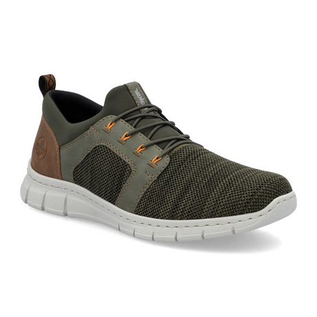 Rieker Timo 96 Sneaker (Men) - Moos/Olive/Mandel/Pesto Athletic - Casual - Slip On - The Heel Shoe Fitters