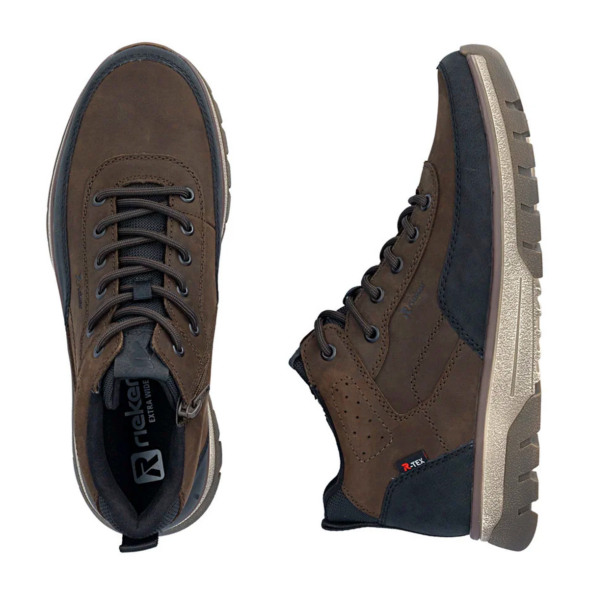 Rieker Stan 03 (Men) - Schwarz/Cigar/Schwarz