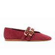 Dolce Vita Baylee Grommet Flat (Women) - Oxblood Dress-Casual - Flat - The Heel Shoe Fitters