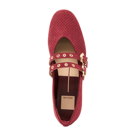 Dolce Vita Baylee Grommet Flat (Women) - Oxblood Dress-Casual - Flat - The Heel Shoe Fitters