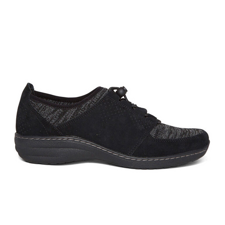 Aetrex Casey Lace Up (Women) - Black Dress-Casual - Lace Ups - The Heel Shoe Fitters