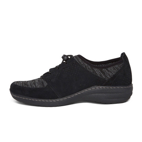 Aetrex Casey Lace Up (Women) - Black Dress-Casual - Lace Ups - The Heel Shoe Fitters