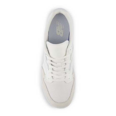 New Balance BB480 Sneaker (Unisex) - White With Reflection Athletic - Casual - Lace Up - The Heel Shoe Fitters