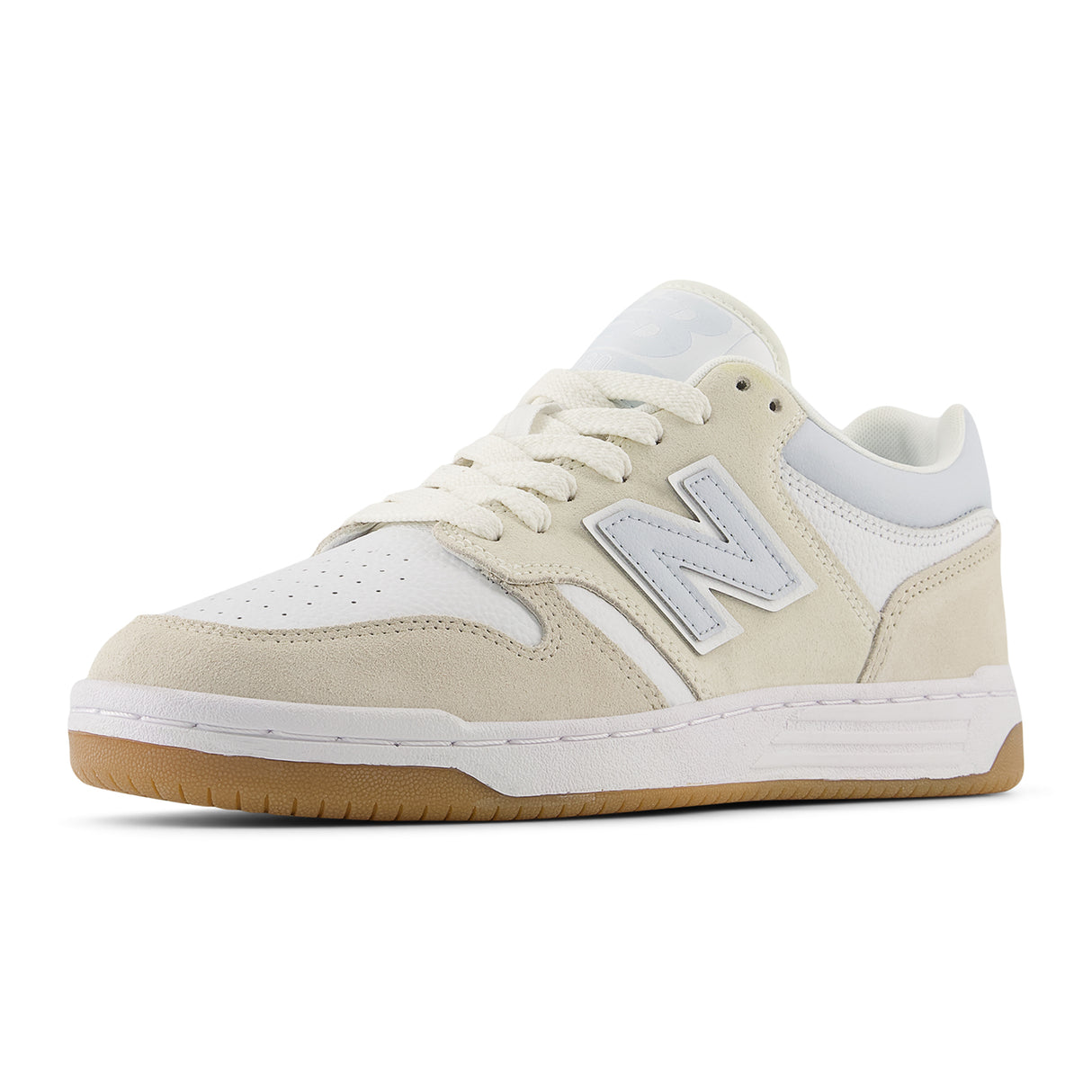 New Balance 480 Sneaker (Women) - Sea Salt/Ice Blue Athletic - Casual - Lace Up - The Heel Shoe Fitters