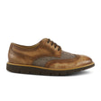 L'Artiste Beaufort Oxford (Men) - Camel Leather Combo Dress-Casual - Oxfords - The Heel Shoe Fitters