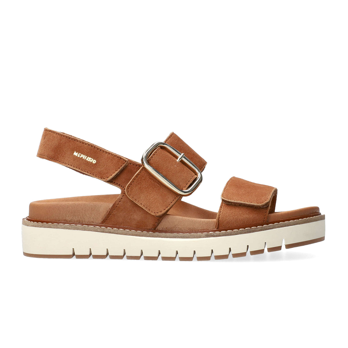 Mephisto Belona Backstrap Sandal (Women) - Hazelnut Velcalf Sandals - Backstrap - The Heel Shoe Fitters