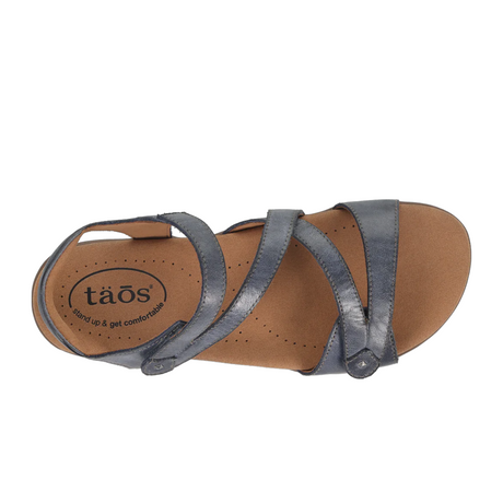 Taos Big Time Backstrap Sandal (Women) - Dark Blue Sandals - Backstrap - The Heel Shoe Fitters