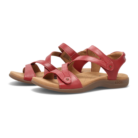 Taos Big Time Backstrap Sandal (Women) - Red Sandal - Backstrap - The Heel Shoe Fitters