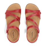 Taos Big Time Backstrap Sandal (Women) - Red Sandal - Backstrap - The Heel Shoe Fitters