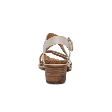 Aetrex Kristin Heeled Sandal (Women) - Ivory Sandals - Heel/Wedge - The Heel Shoe Fitters