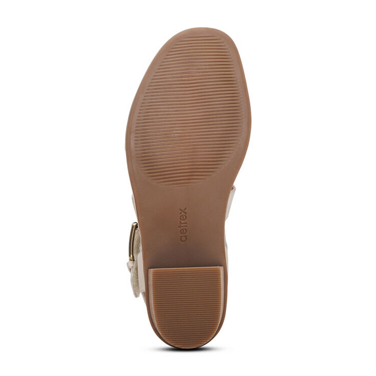 Aetrex Kristin Heeled Sandal (Women) - Ivory Sandals - Heel/Wedge - The Heel Shoe Fitters