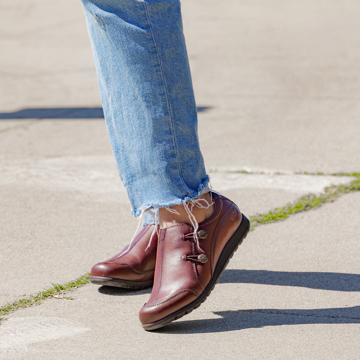 Taos Blend Slip On Loafer (Women) - Whiskey Dress-Casual - Loafers - The Heel Shoe Fitters