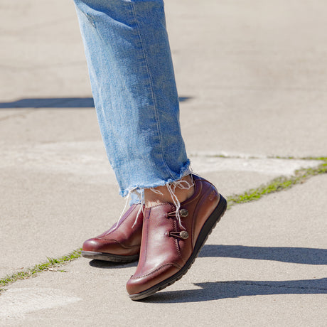 Taos Blend Slip On Loafer (Women) - Whiskey Dress-Casual - Loafers - The Heel Shoe Fitters