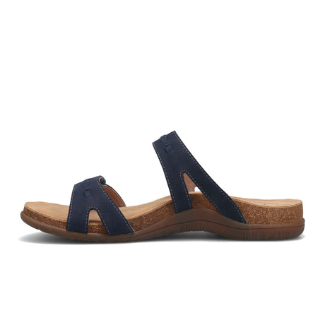 Taos Bandalero Slide Sandal (Women) - Navy Nubuck Sandal - Slide - The Heel Shoe Fitters