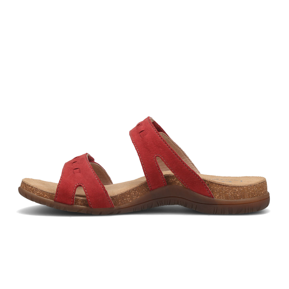 Taos Bandalero Slide Sandal (Women) - Red Nubuck Sandals - Slide - The Heel Shoe Fitters